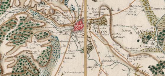 carte de Cassini (Dijon)